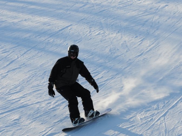 snowboarding
